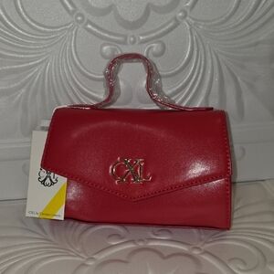 Christian Lacroix RED Clutch Or Crossbody NWT Reg $88